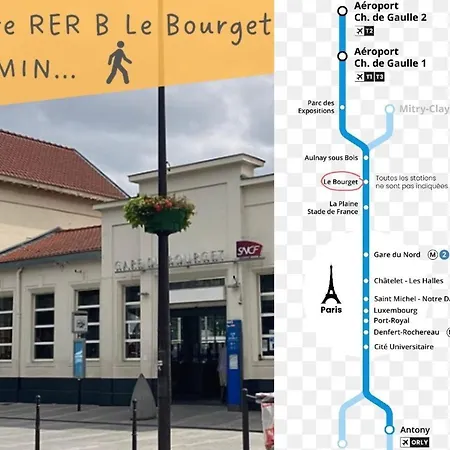 L'eiffel - Self Checking, 20min From Paris * Drancy