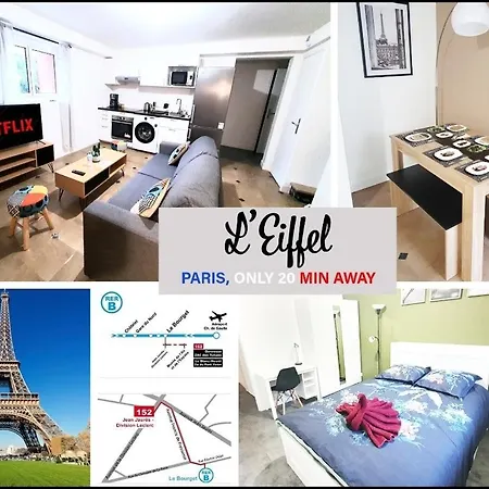 L'eiffel - Self Checking, 20min From Paris