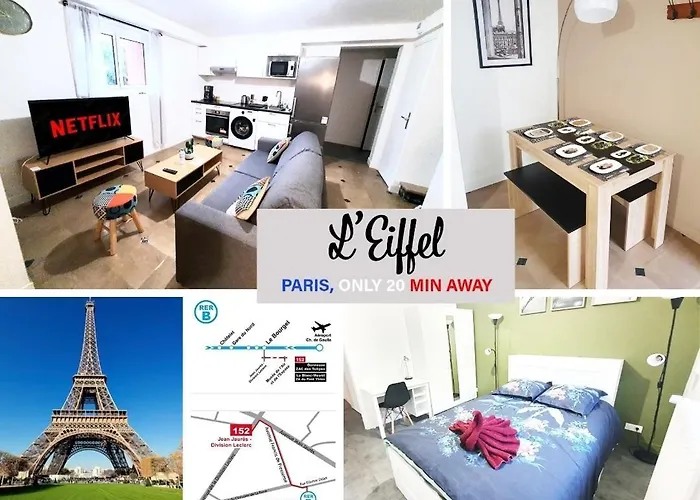 L'eiffel - Self Checking, 20min From Paris
